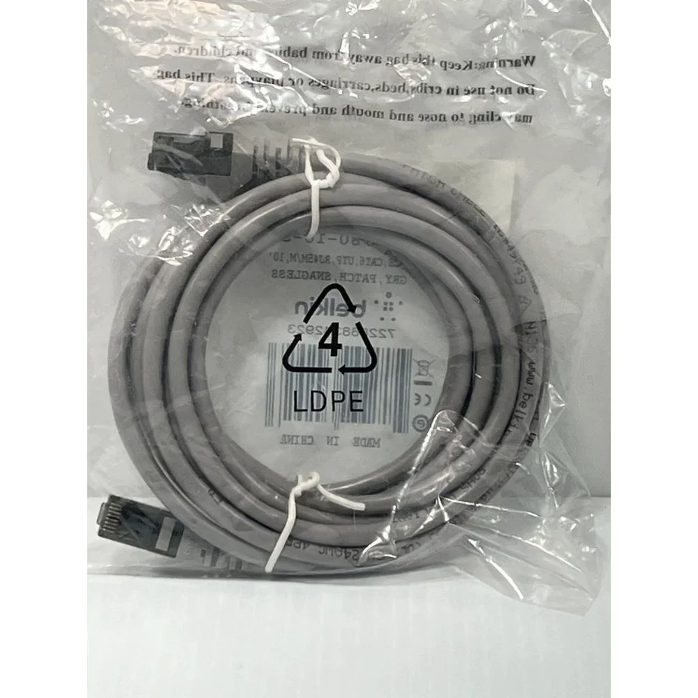 Belkin - A3L98010S - Cable - Cat6-UTP - RJ45M/M - Gray - Patch - Snagless